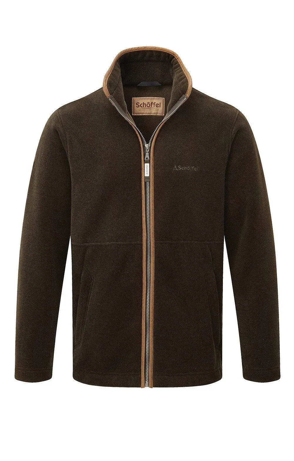 Schoffel Cottesmore Men's Full Zip Fleece Sleeves Gun Metal, Navy or Olive
