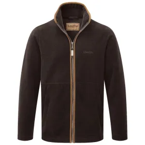 Schoffel Cottesmore Men's Full Zip Fleece Sleeves Gun Metal, Navy or Olive