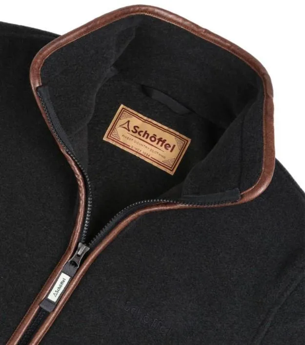 Schoffel Cottesmore Men's Full Zip Fleece Sleeves Gun Metal, Navy or Olive