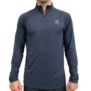 Season 2023 - UV Long Sleeve ZIP Tech Top - Charcoal