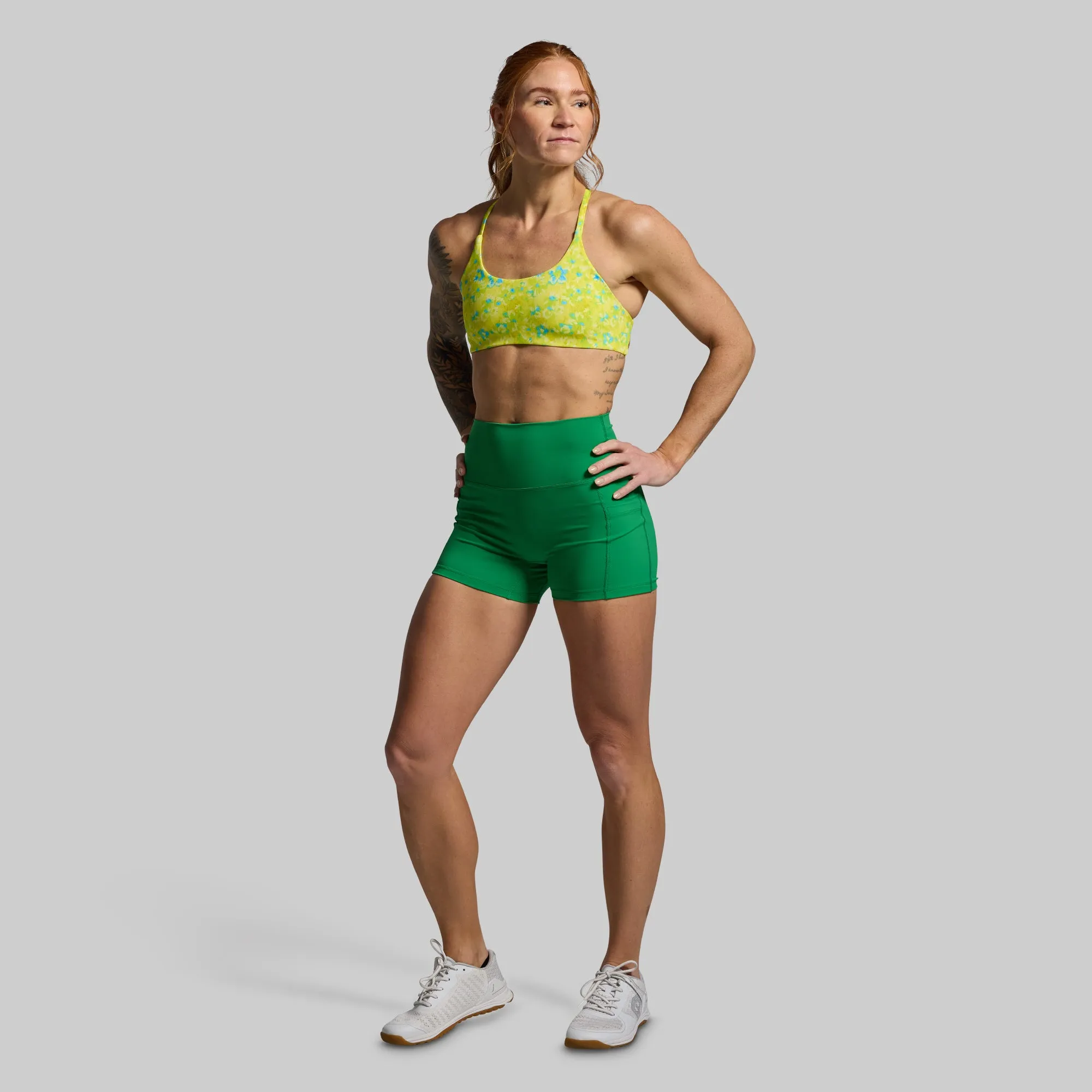 Serenity Sports Bra (Lime Splash)