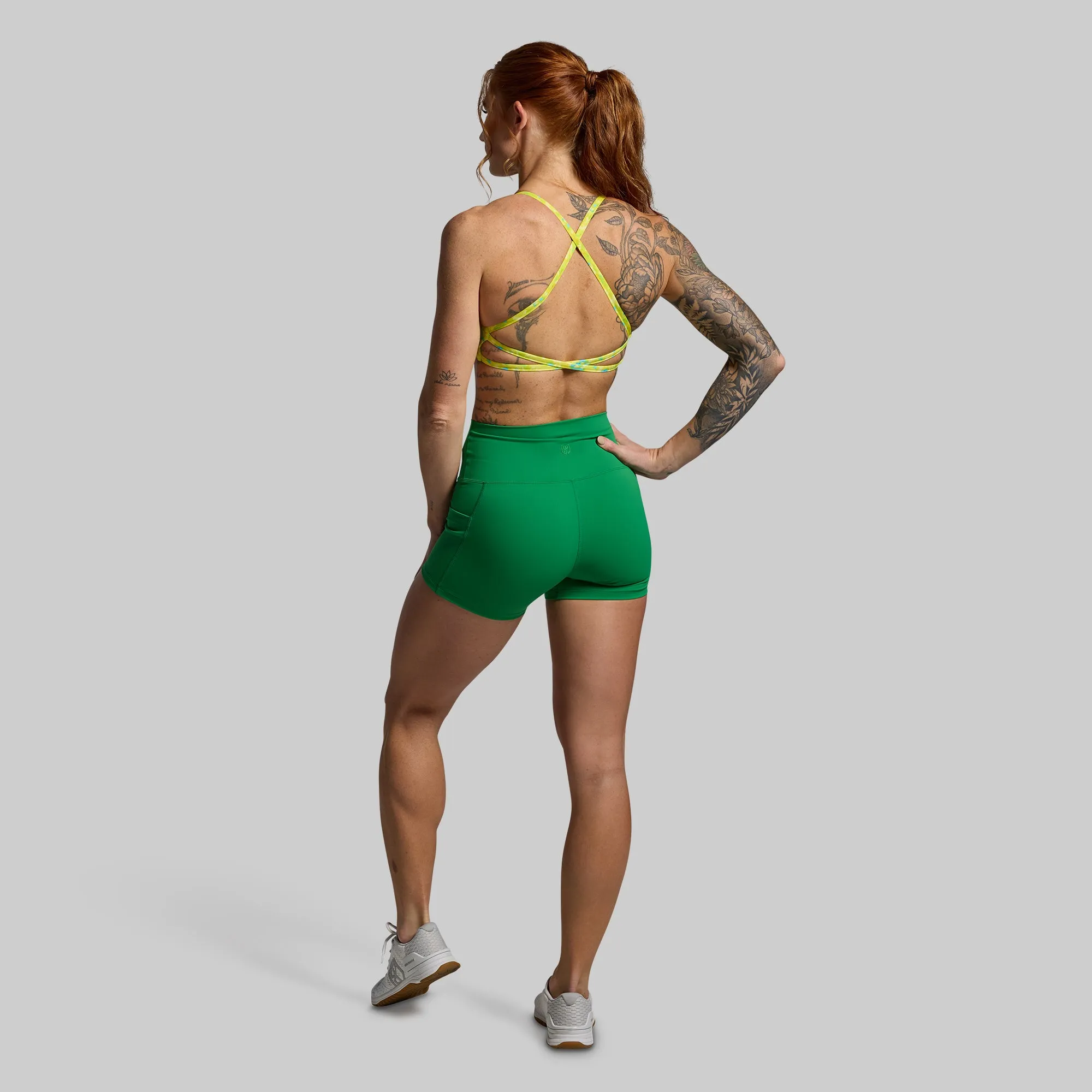 Serenity Sports Bra (Lime Splash)