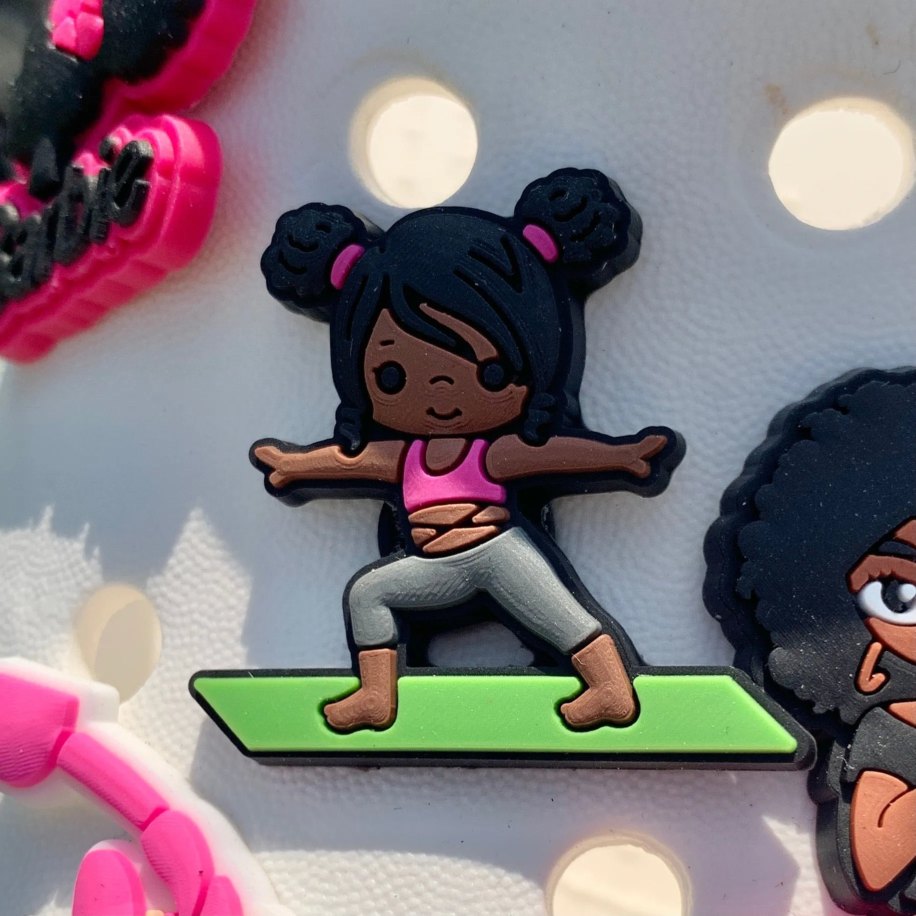 SHOE CHARMS - YOGA CUTIE