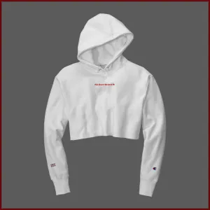 sKitz Kraven Murdered Me Crop Hoodie (White)