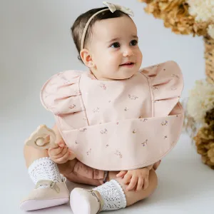 Snuggle Hunny Waterproof Frill Snuggle Bib - Posy