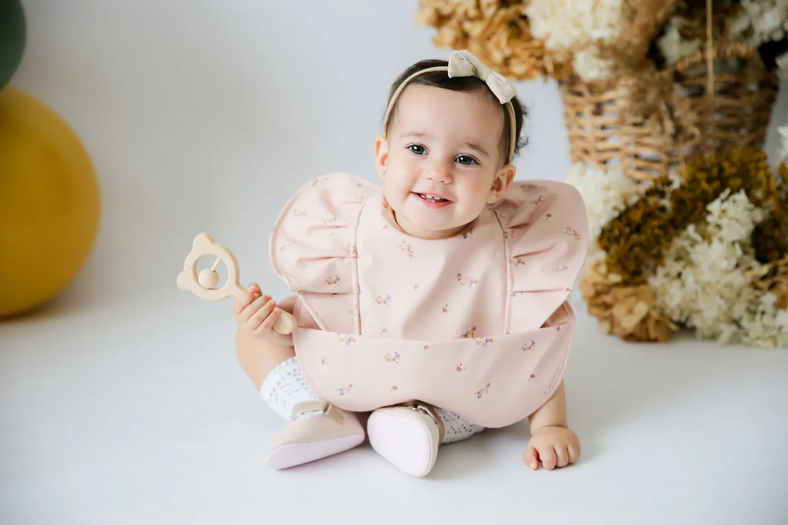 Snuggle Hunny Waterproof Frill Snuggle Bib - Posy