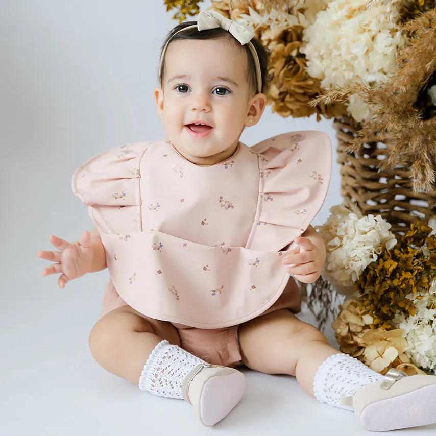 Snuggle Hunny Waterproof Frill Snuggle Bib - Posy