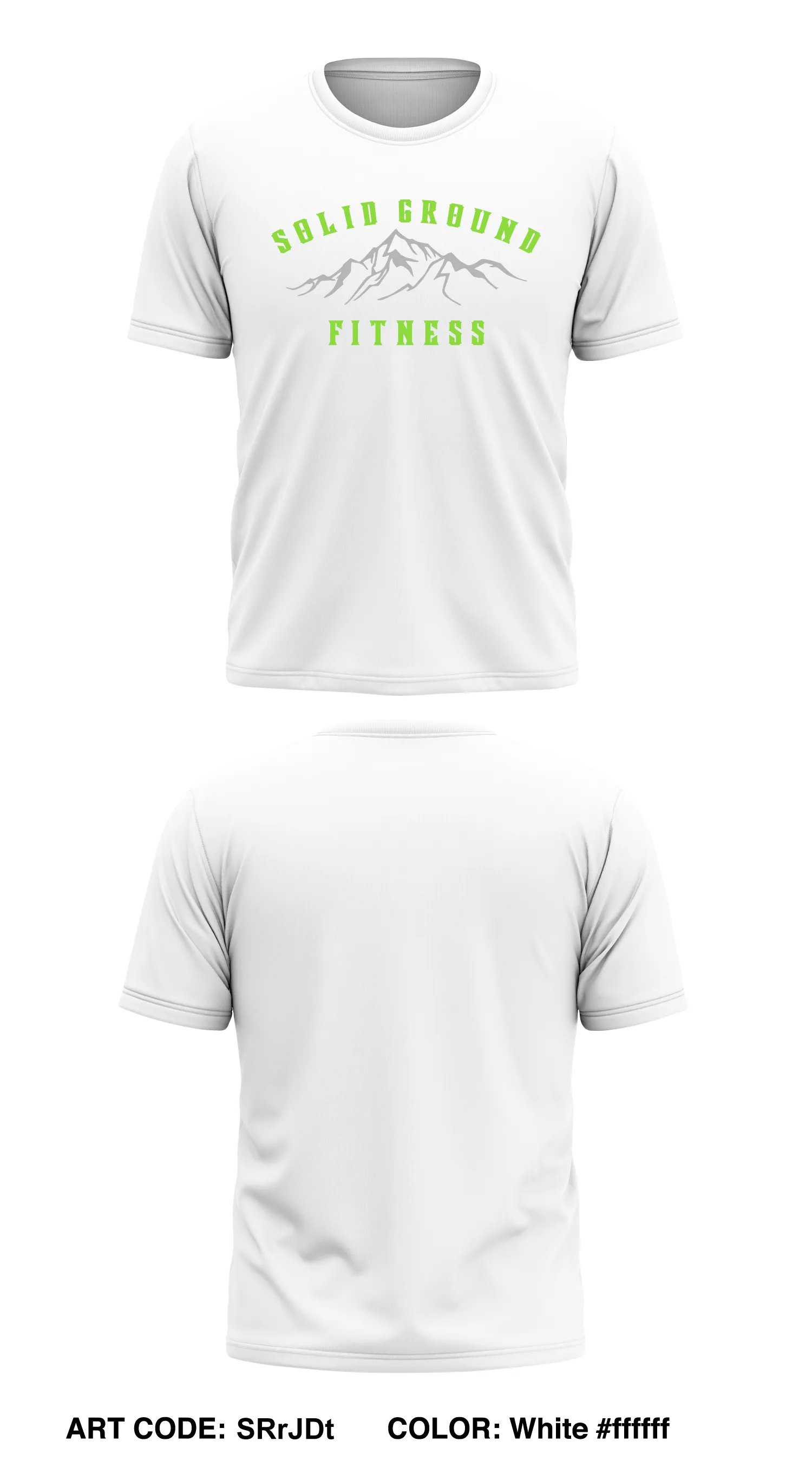 Solid Ground Fitness Core Men's SS Performance Tee - SRrJDt