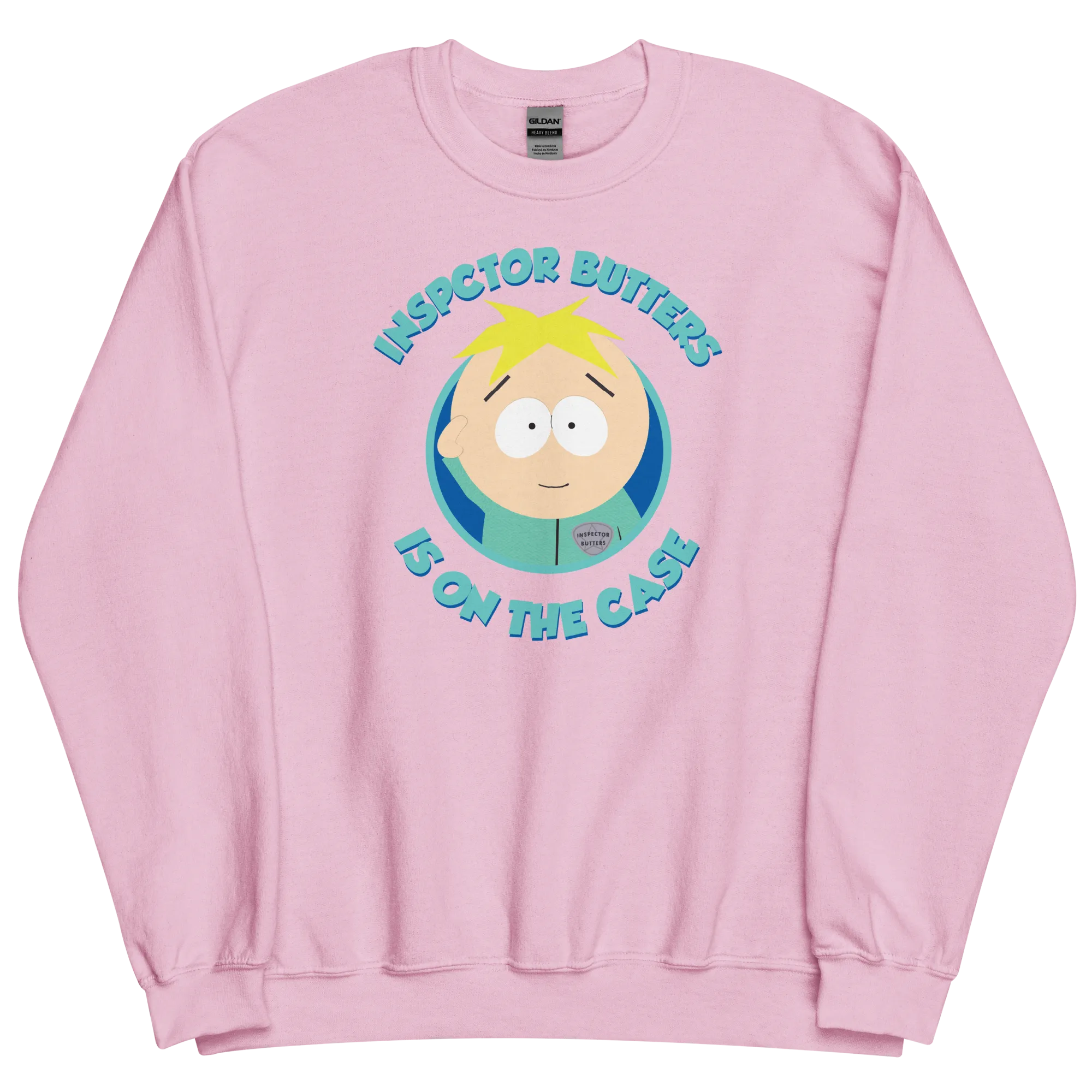 South Park Inspector Butters Is On The Case Fleece Crewneck Sweatshirt