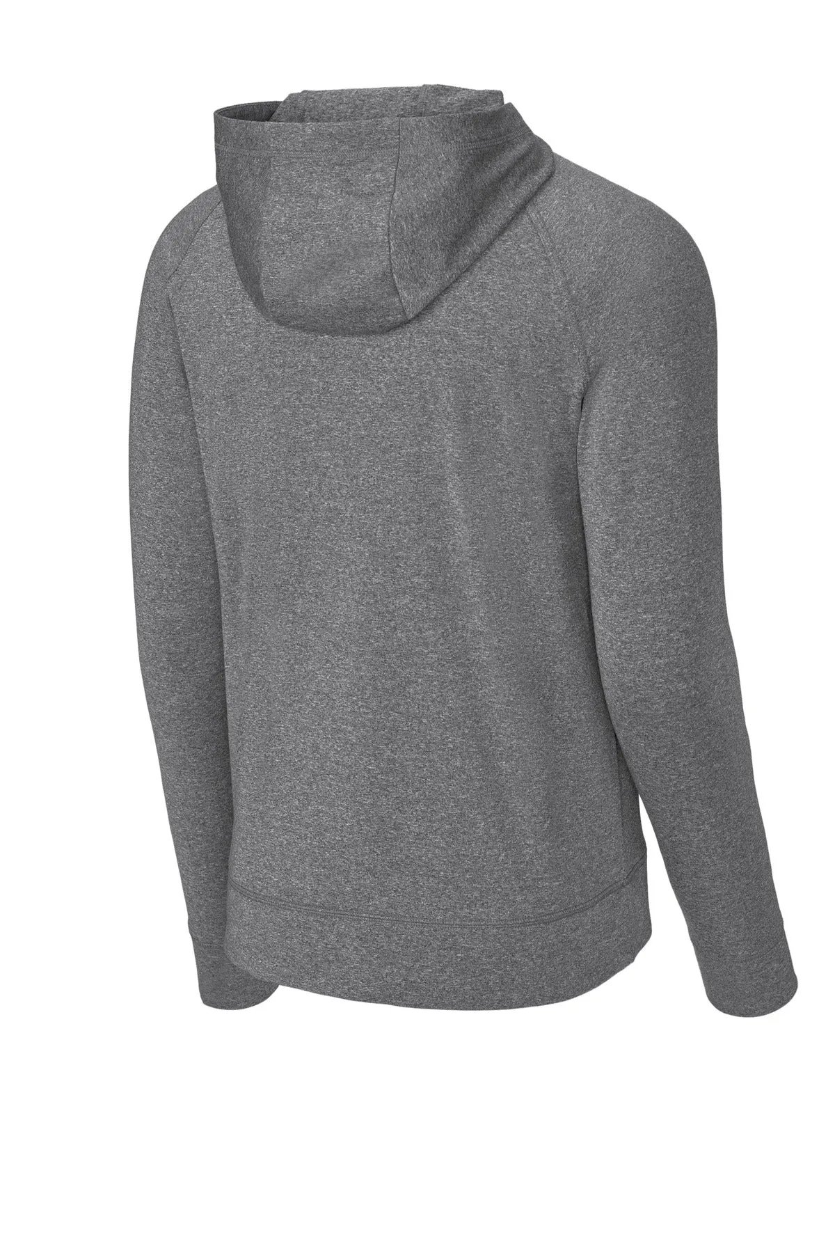 Sport-Tek Sport-Wick Stretch 1/2-Zip Hoodie ST856 Charcoal Grey Heather