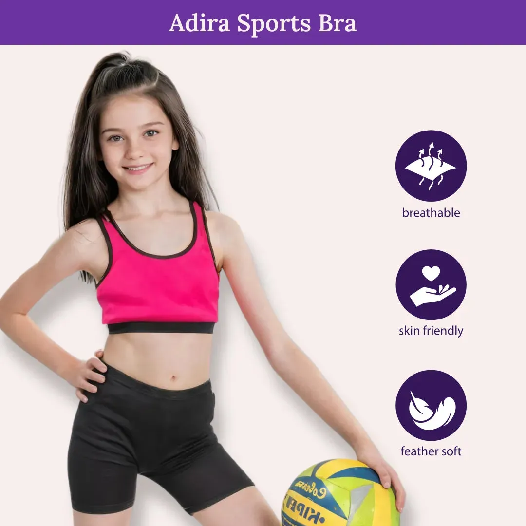 Sports Bra For Teen Girls - Pack Of 2