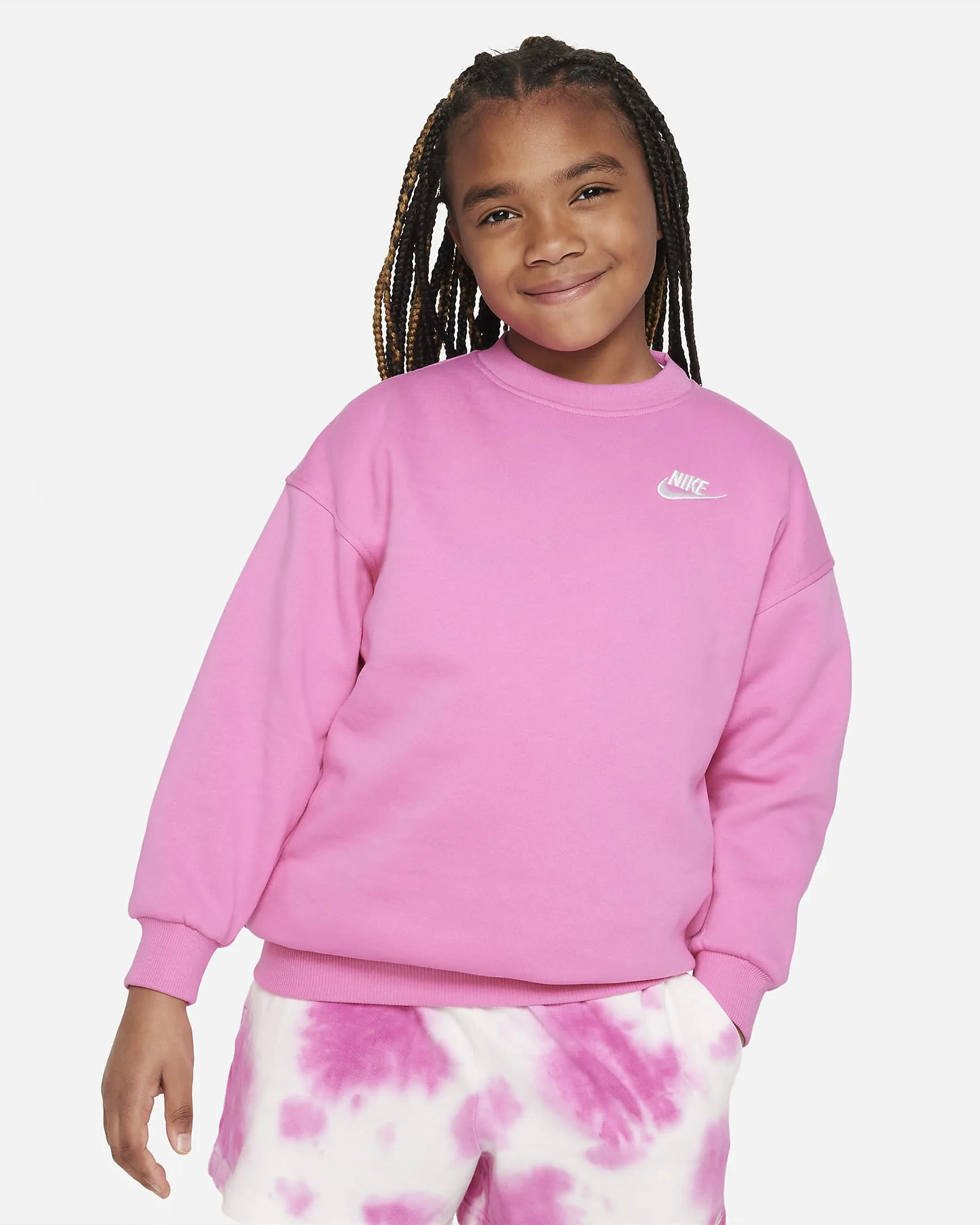 Sportswear Club Fleece Girls Oversized Sweater