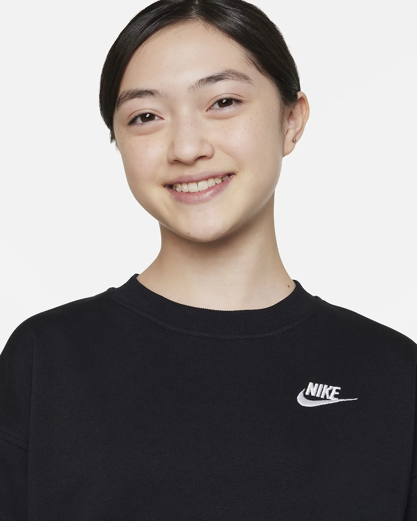 Sportswear Club Fleece Girls Oversized Sweater