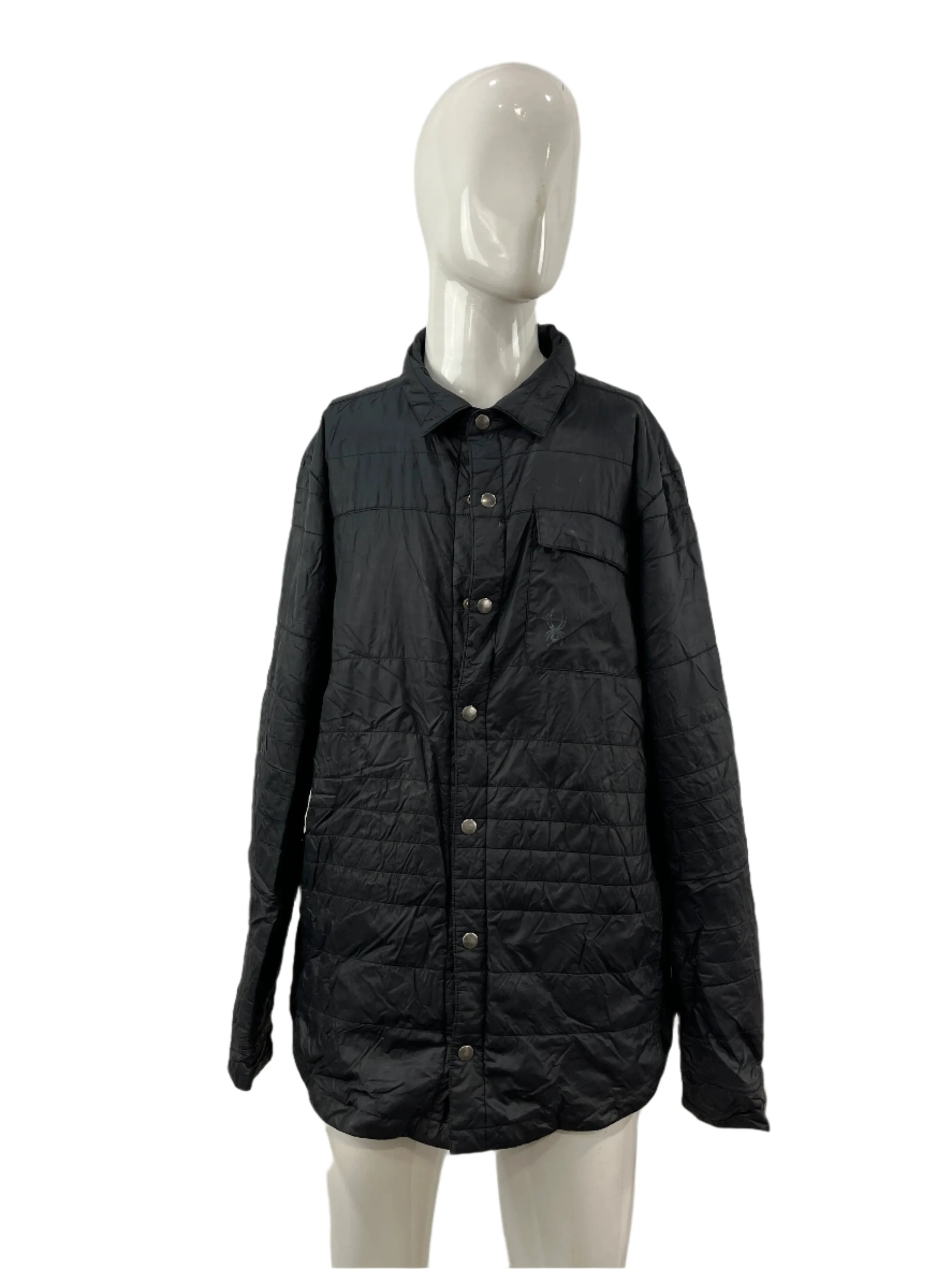 Spyder Button Up Insulated Collar Jacket