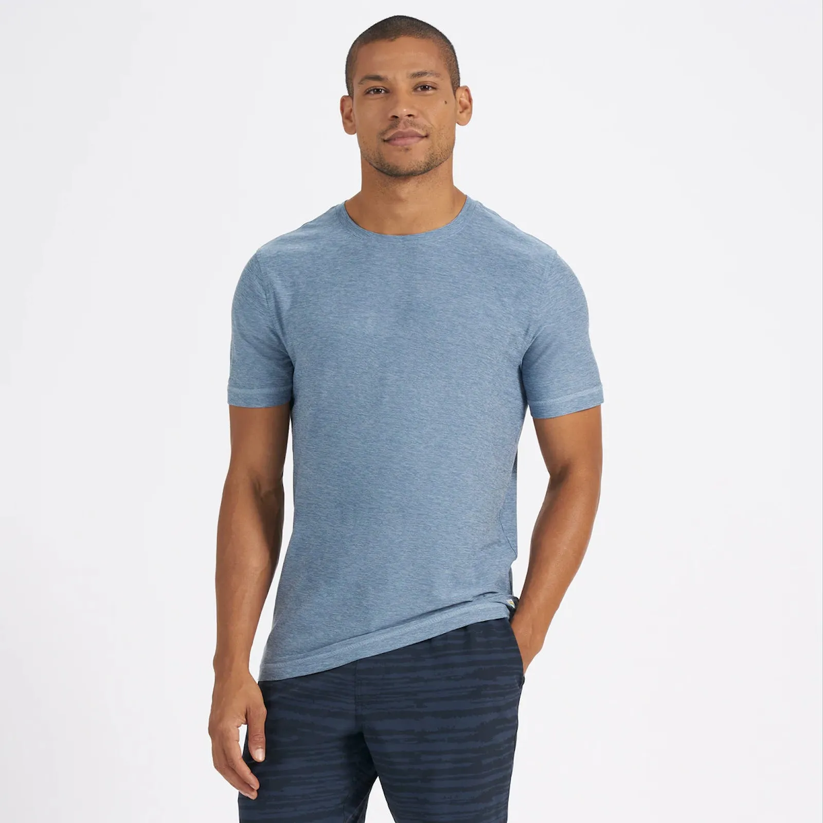 Strato Tech Tee | Cloud Heather