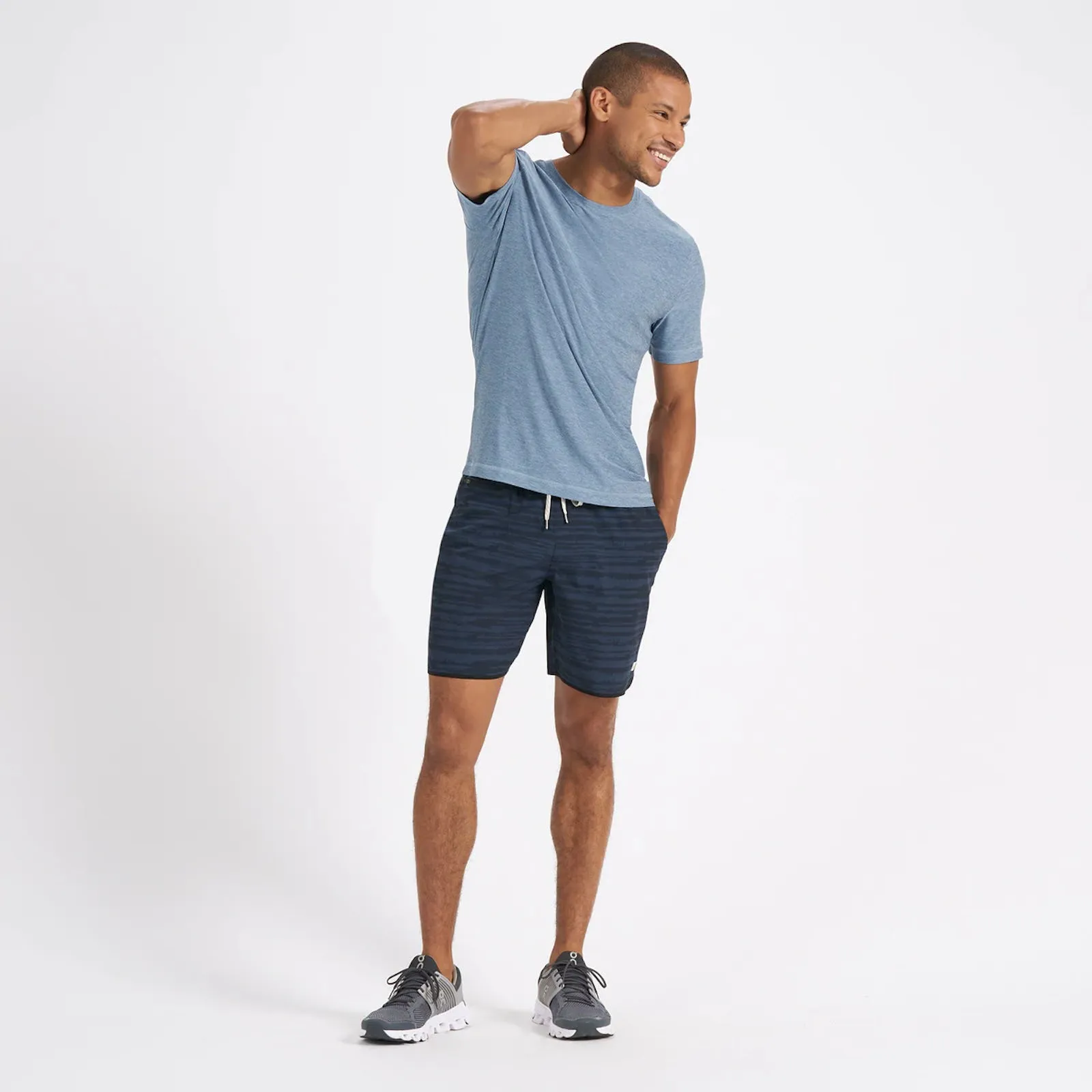 Strato Tech Tee | Cloud Heather