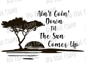 Sun Comes Up Sublimation Print