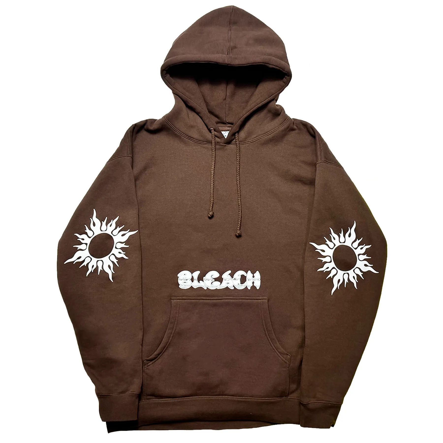 Sunshine Hooded Sweatshirt - Brown/White