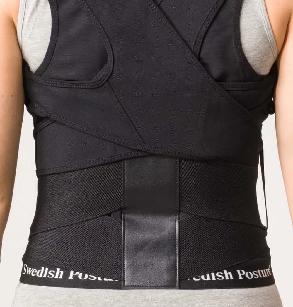 Swedish Posture - Position Posture Vest - Posture Corrector, Black