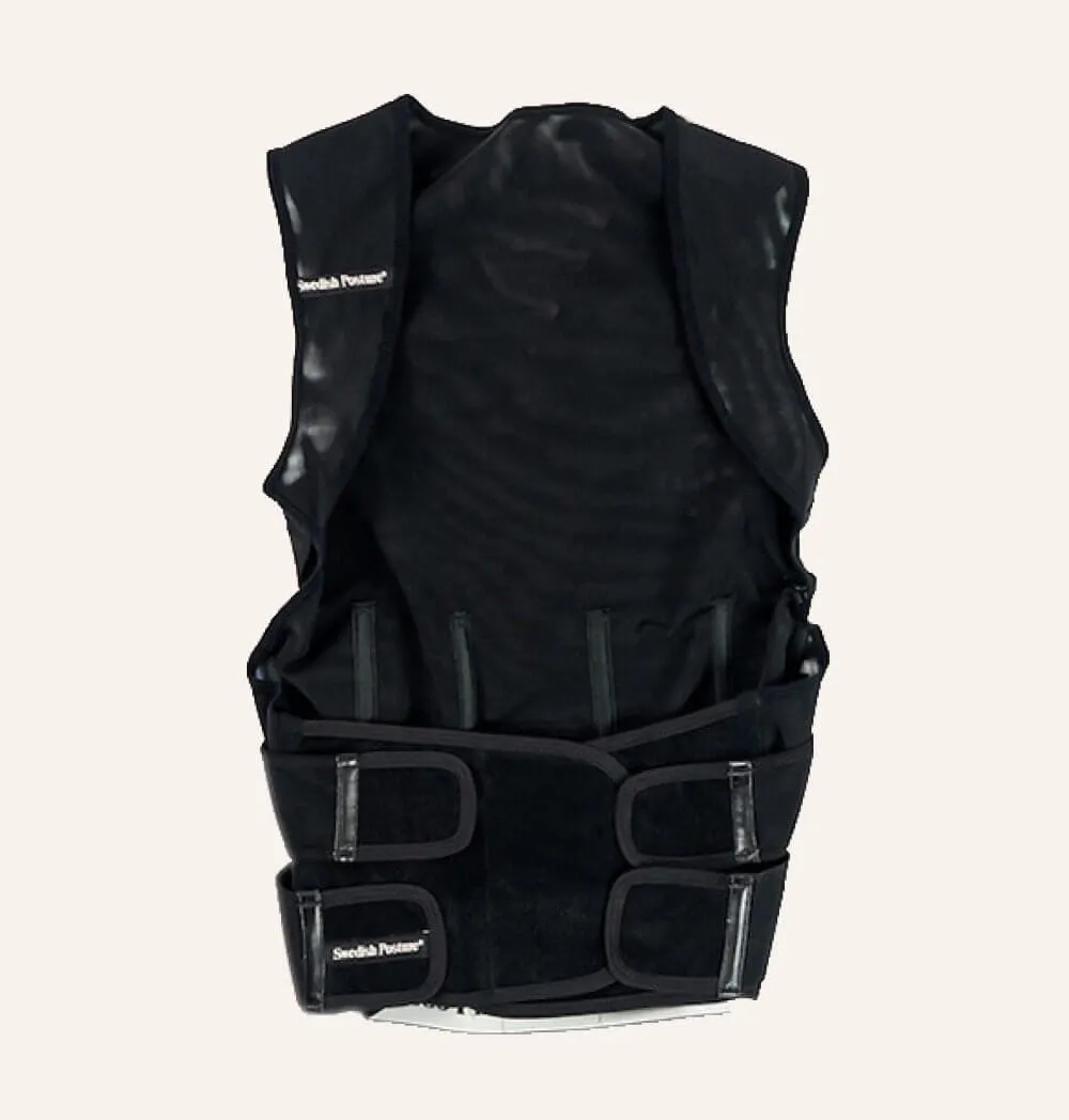 Swedish Posture - Position Posture Vest - Posture Corrector, Black