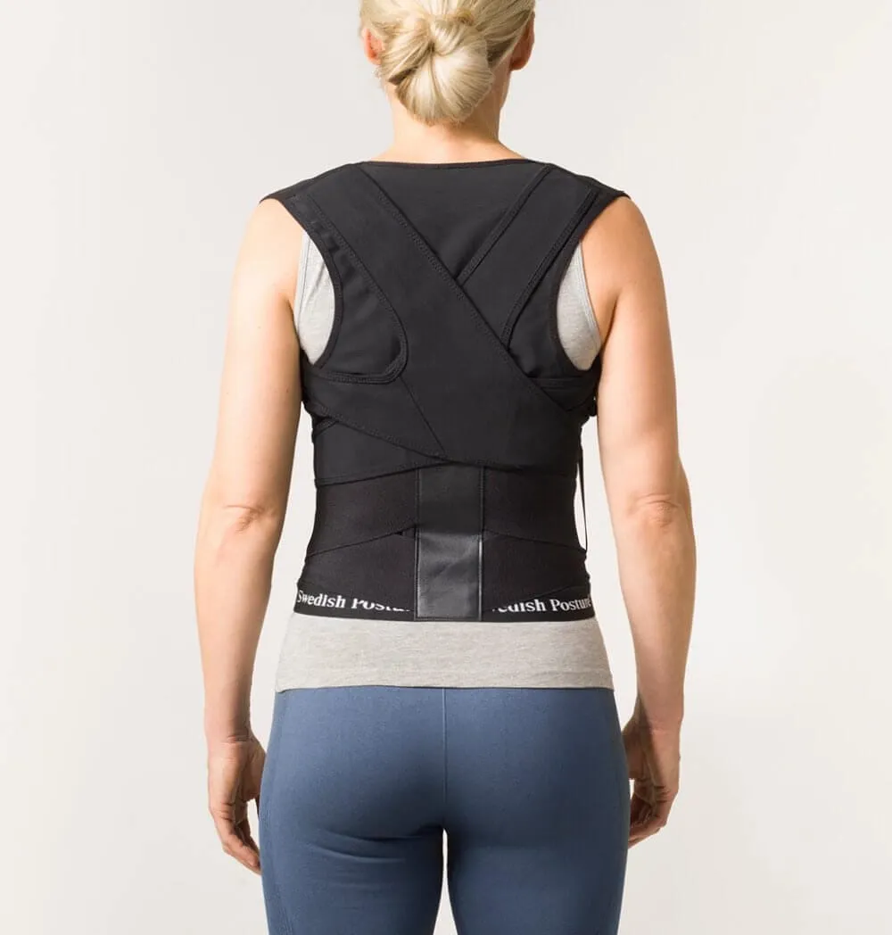 Swedish Posture - Position Posture Vest - Posture Corrector, Black