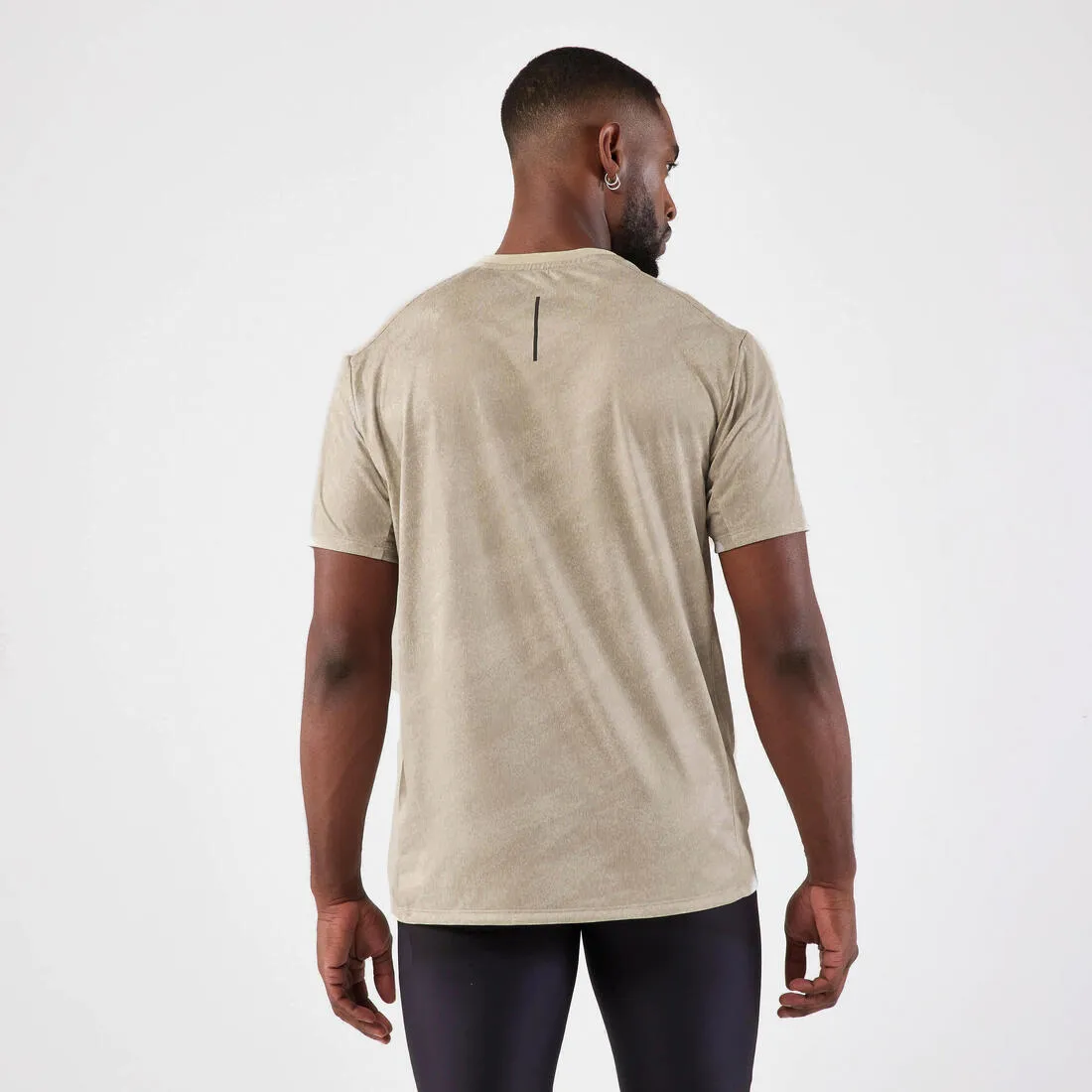 T-shirt de running respirant Homme - KIPRUN Run 500 Dry   Graph Lin
