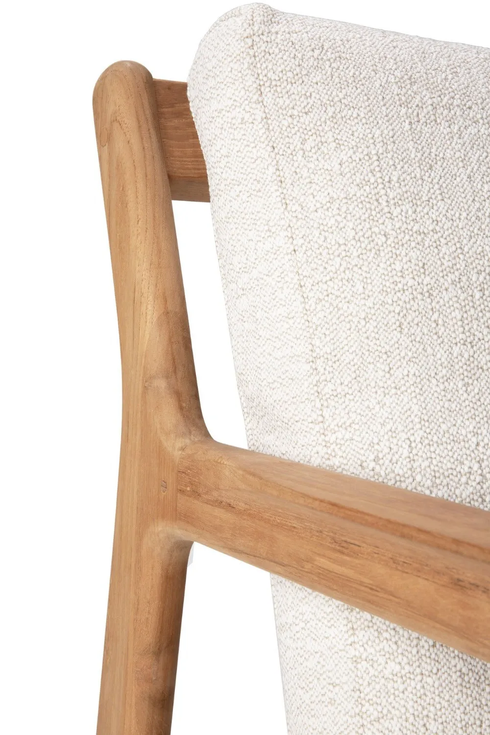 Teak Jack Outdoor Sofa - Off White