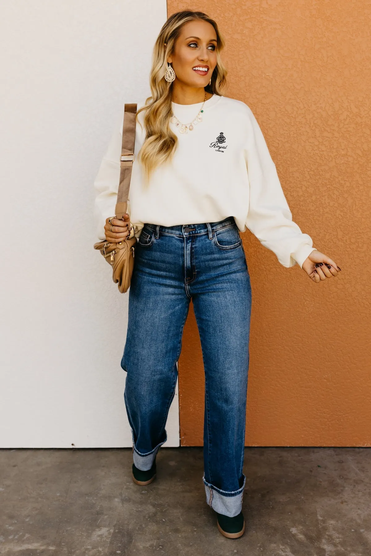 The Bon Voyage Embroidered Sweatshirt