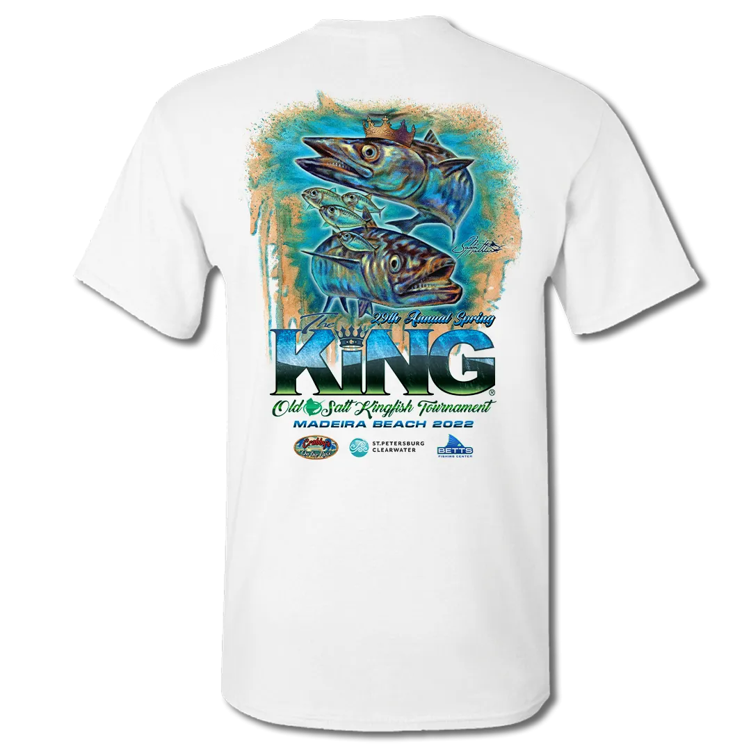 The KING - Spring 2022 - Men's Short Sleeve Performance Shirt - White