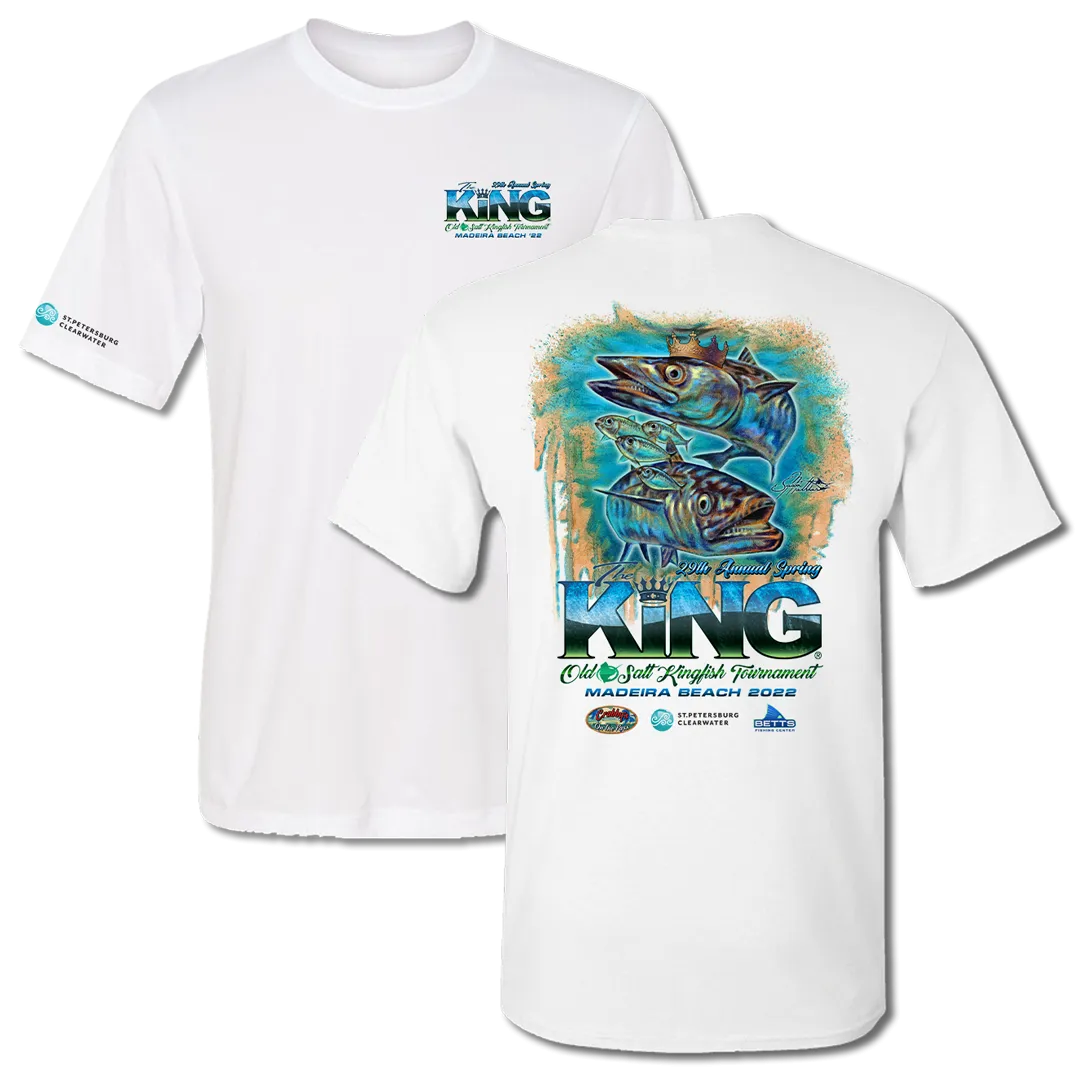 The KING - Spring 2022 - Men's Short Sleeve Performance Shirt - White