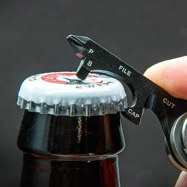 True Utility - Minimalist - Bare Essentials 8 Tools in 1 Pocket Tool