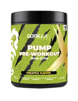 Ultimate Non-Stim Pump Pre Workout by Gorilla X Labs