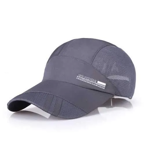 Unisex Breathable Quick Dry Mesh Outdoor Baseball Cap