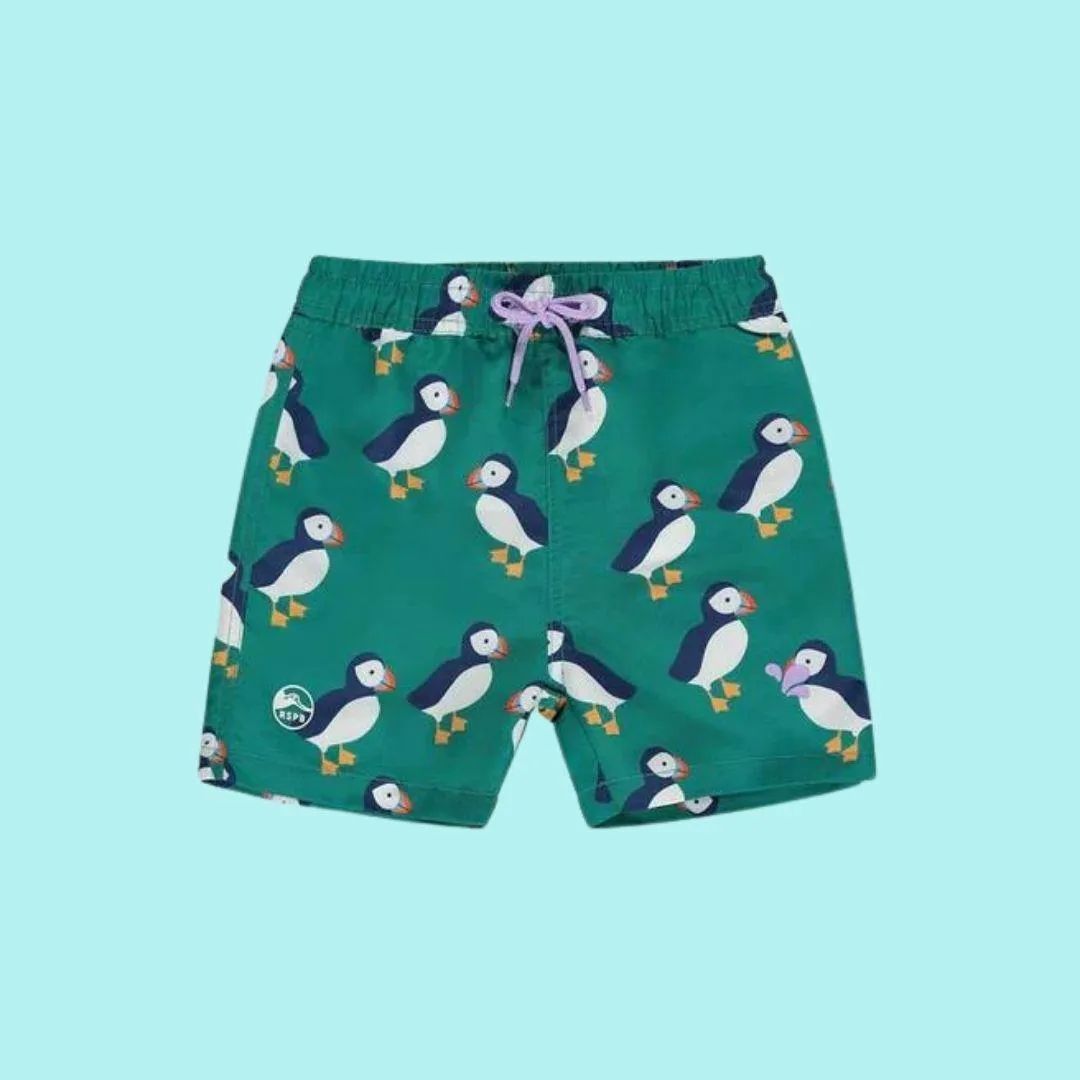 UV Protective Swim Shorts - Puffin