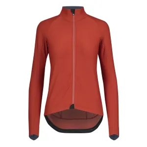 VELOCIO WOMENS JERSEY THERMAL LONG SLEEVE DARK RED