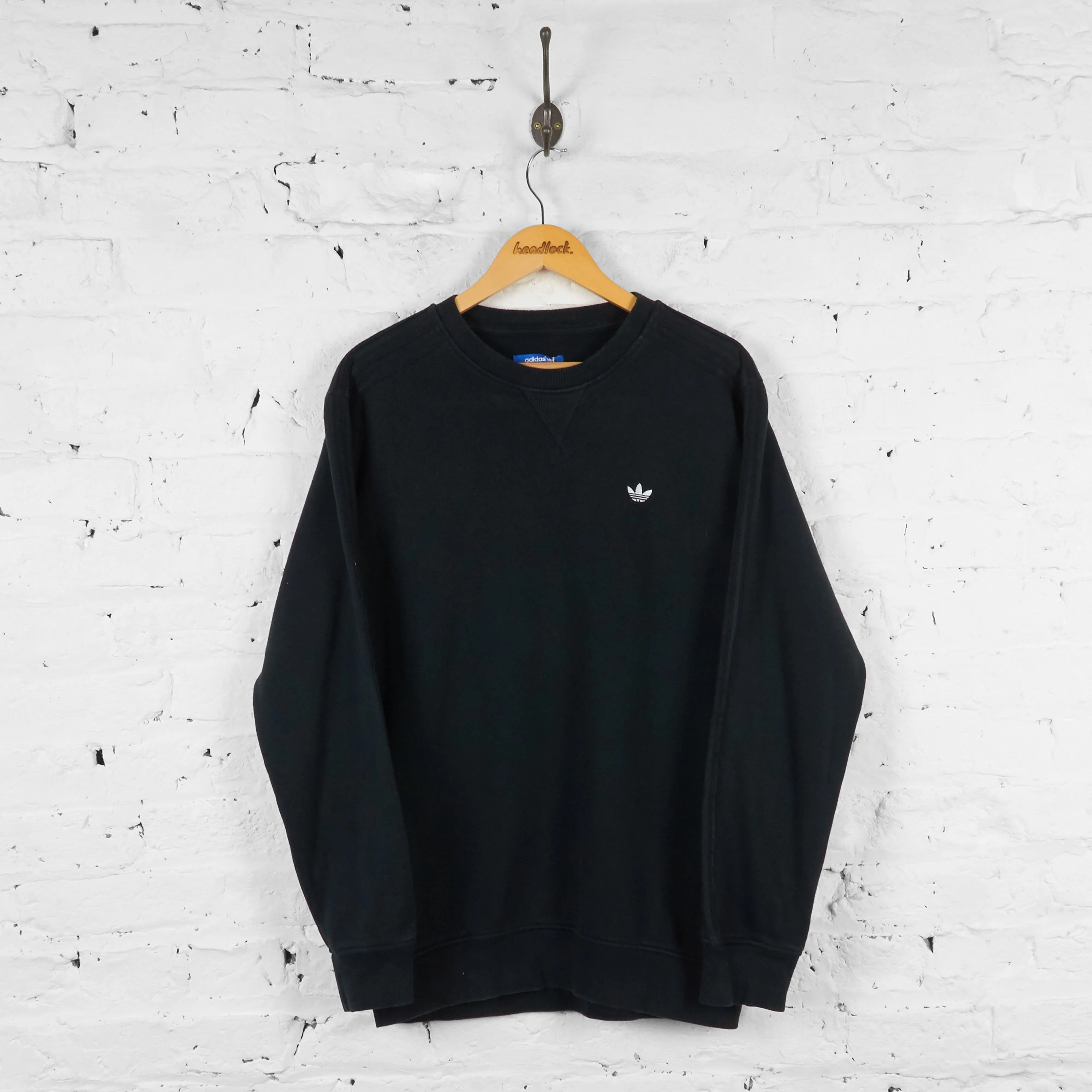 Vintage Adidas Sweatshirt - Black - M