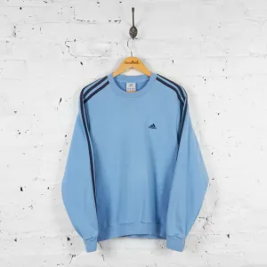 Vintage Adidas Sweatshirt - Blue - L