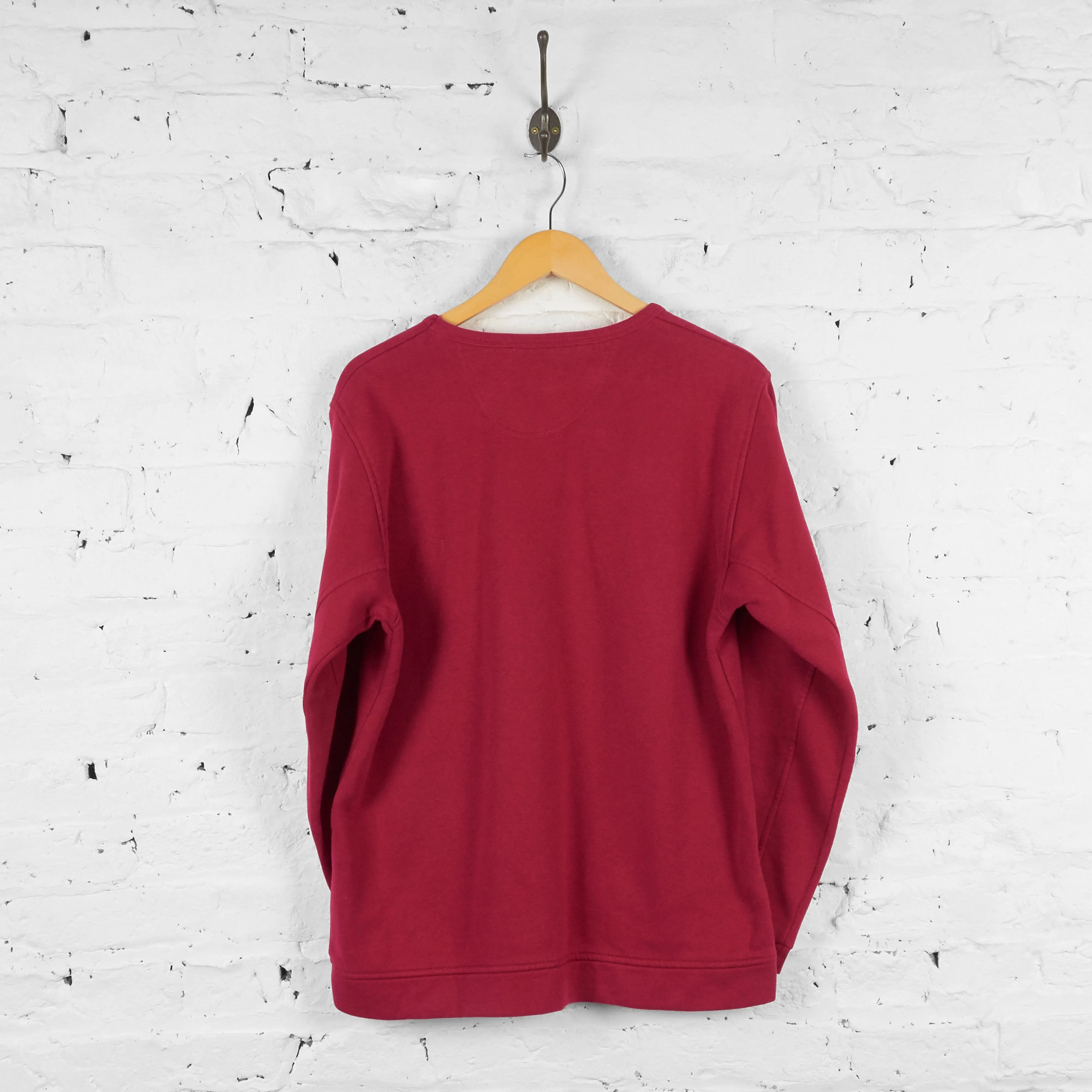 Vintage Champion Sweatshirt - Red - L