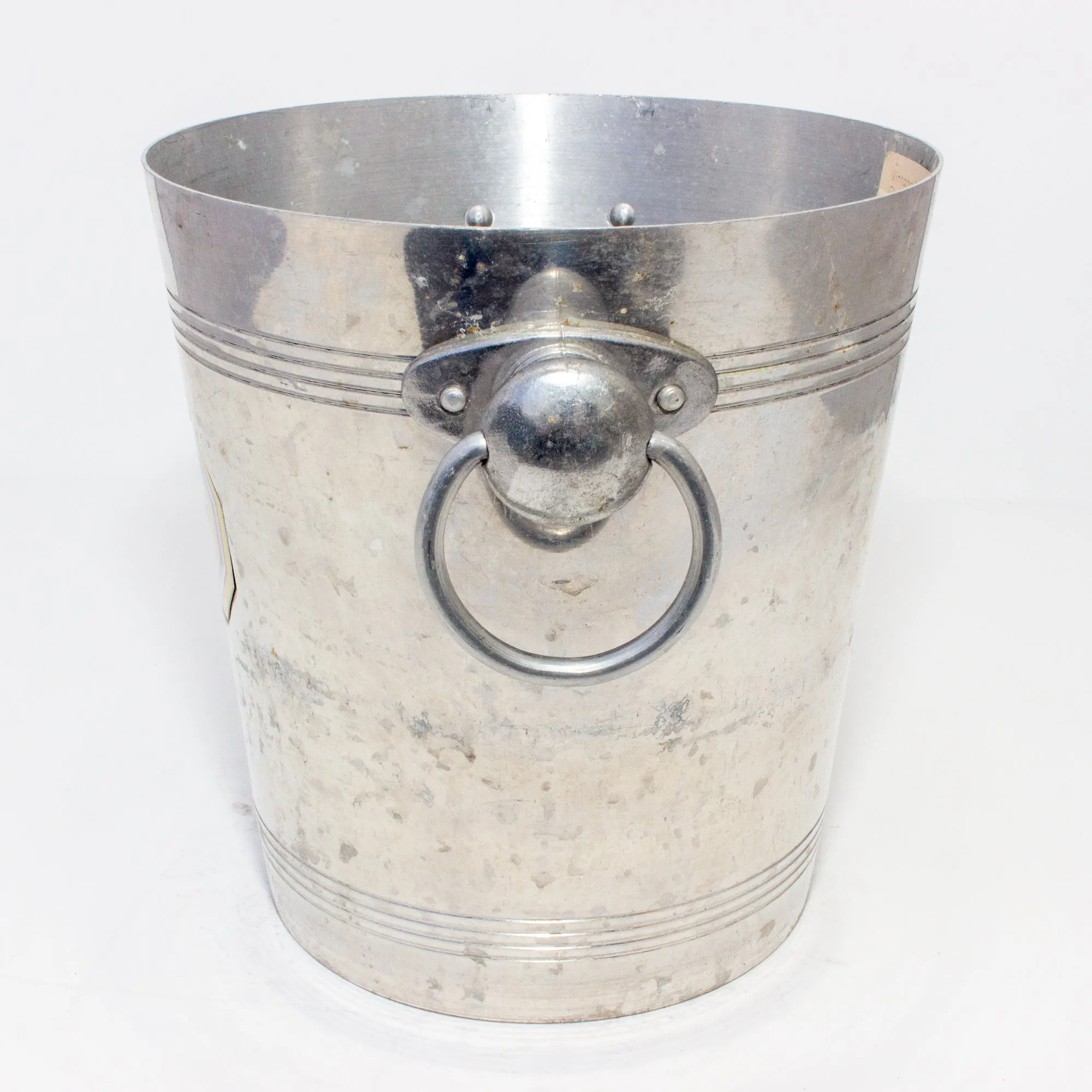 Vintage French Metal Ice Bucket | Alain Thienot Label