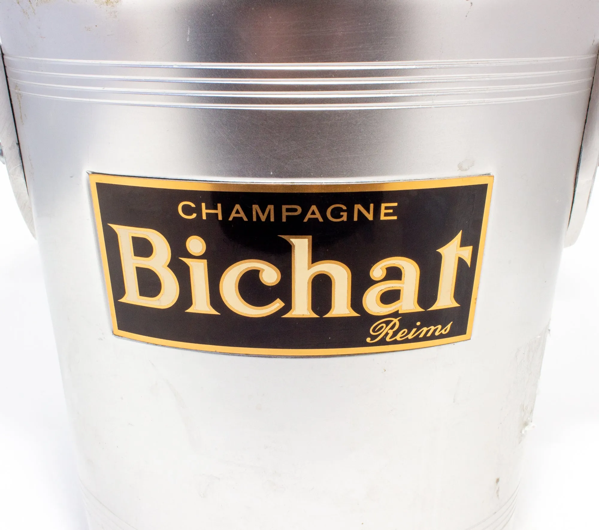 Vintage French Metal Ice Bucket | Bichat Label