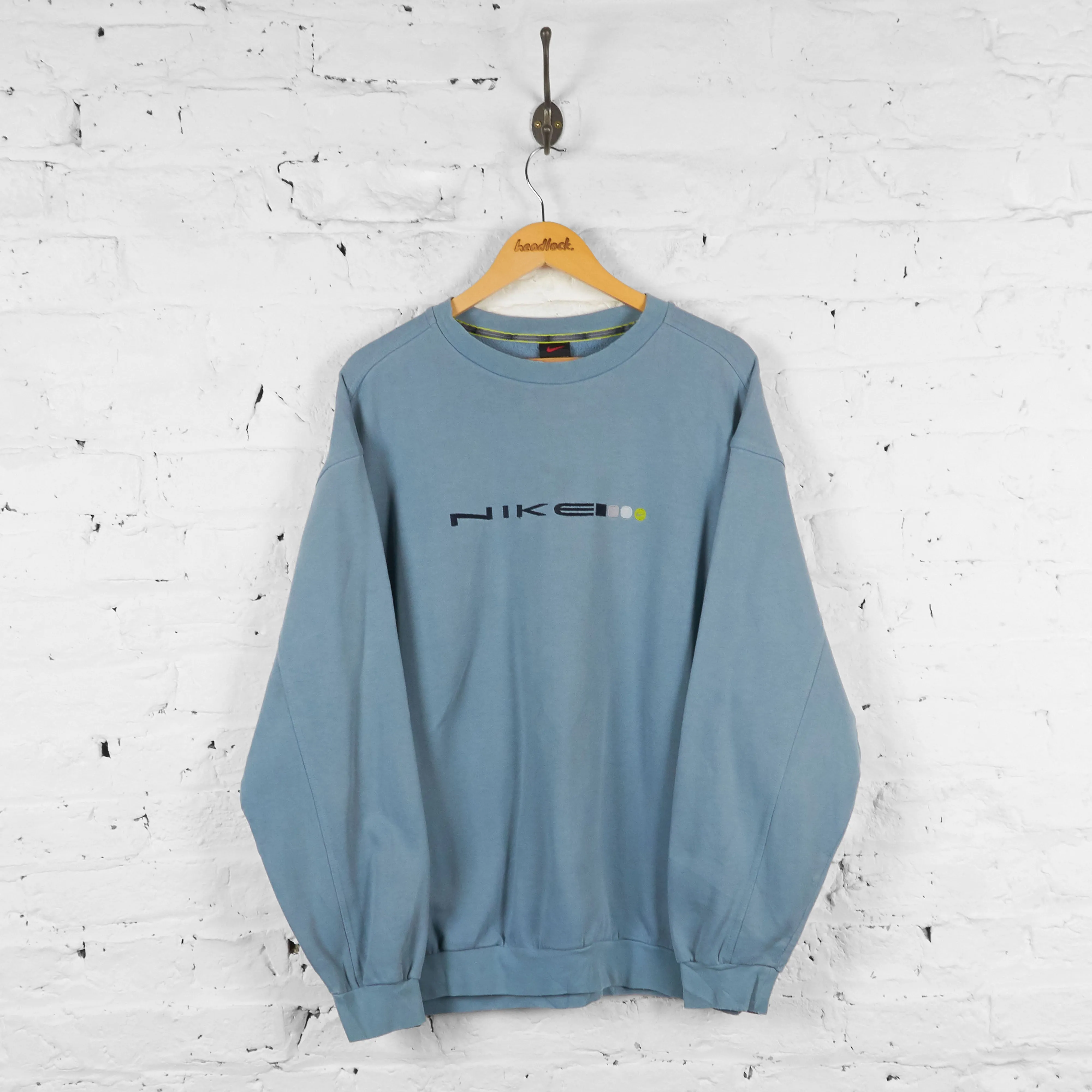 Vintage Nike Sweatshirt - Blue - L