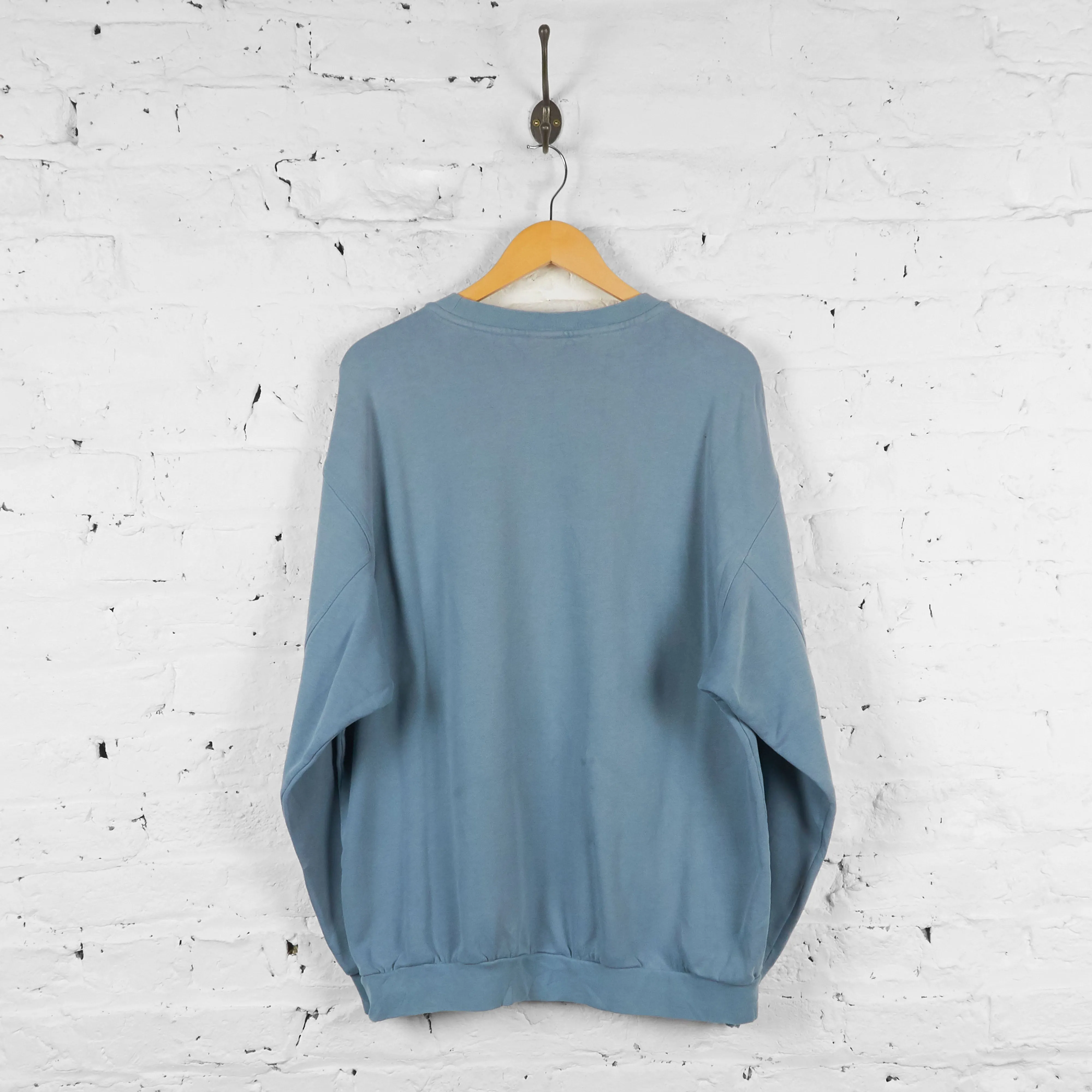 Vintage Nike Sweatshirt - Blue - L