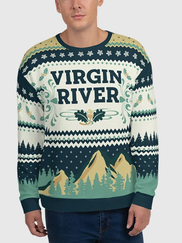 Virgin River Mountain Holiday Crewneck Sweatshirt