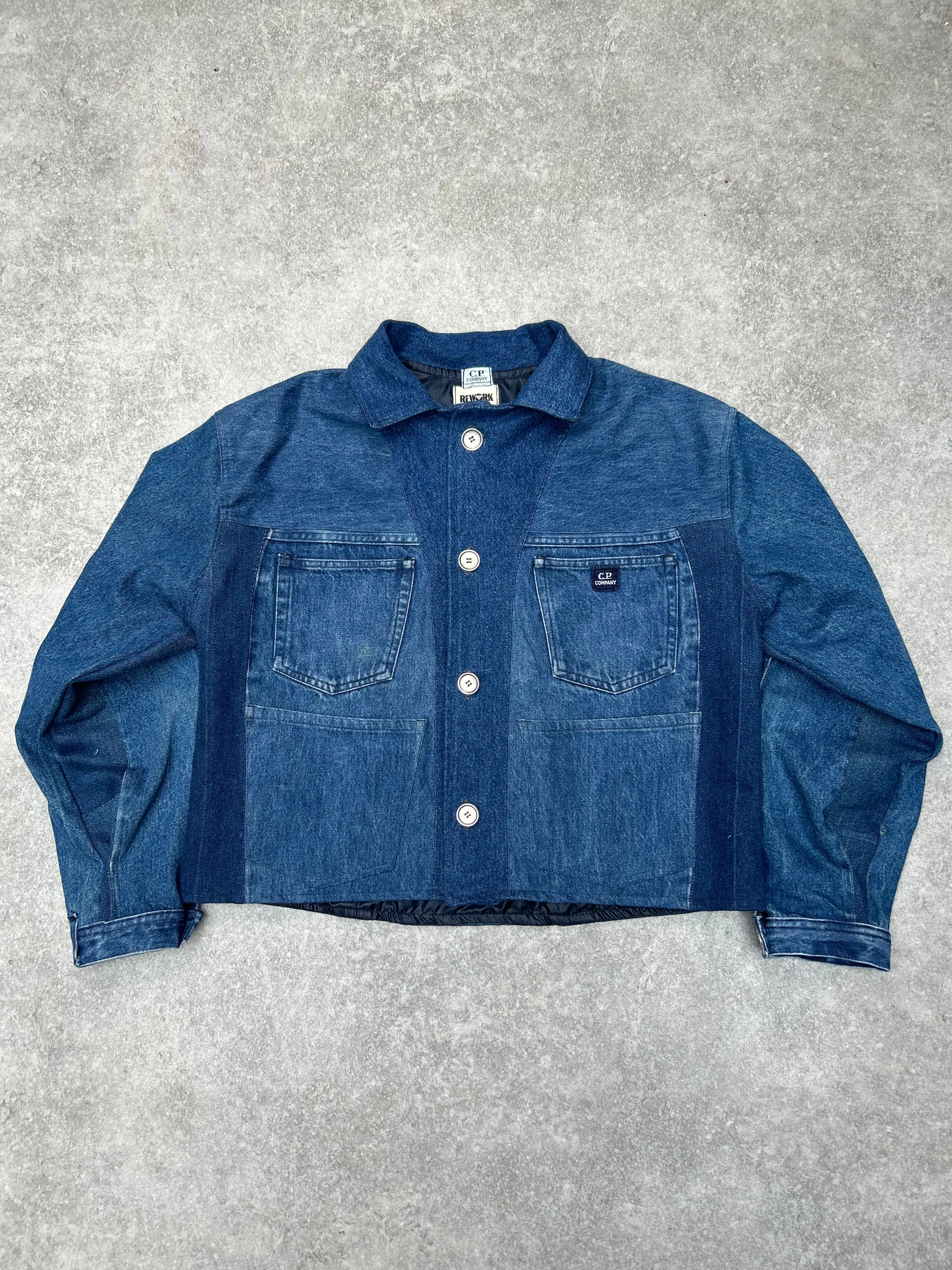 VT Rework : C.P. Company Multi Pocket Reworked Denim Jacket