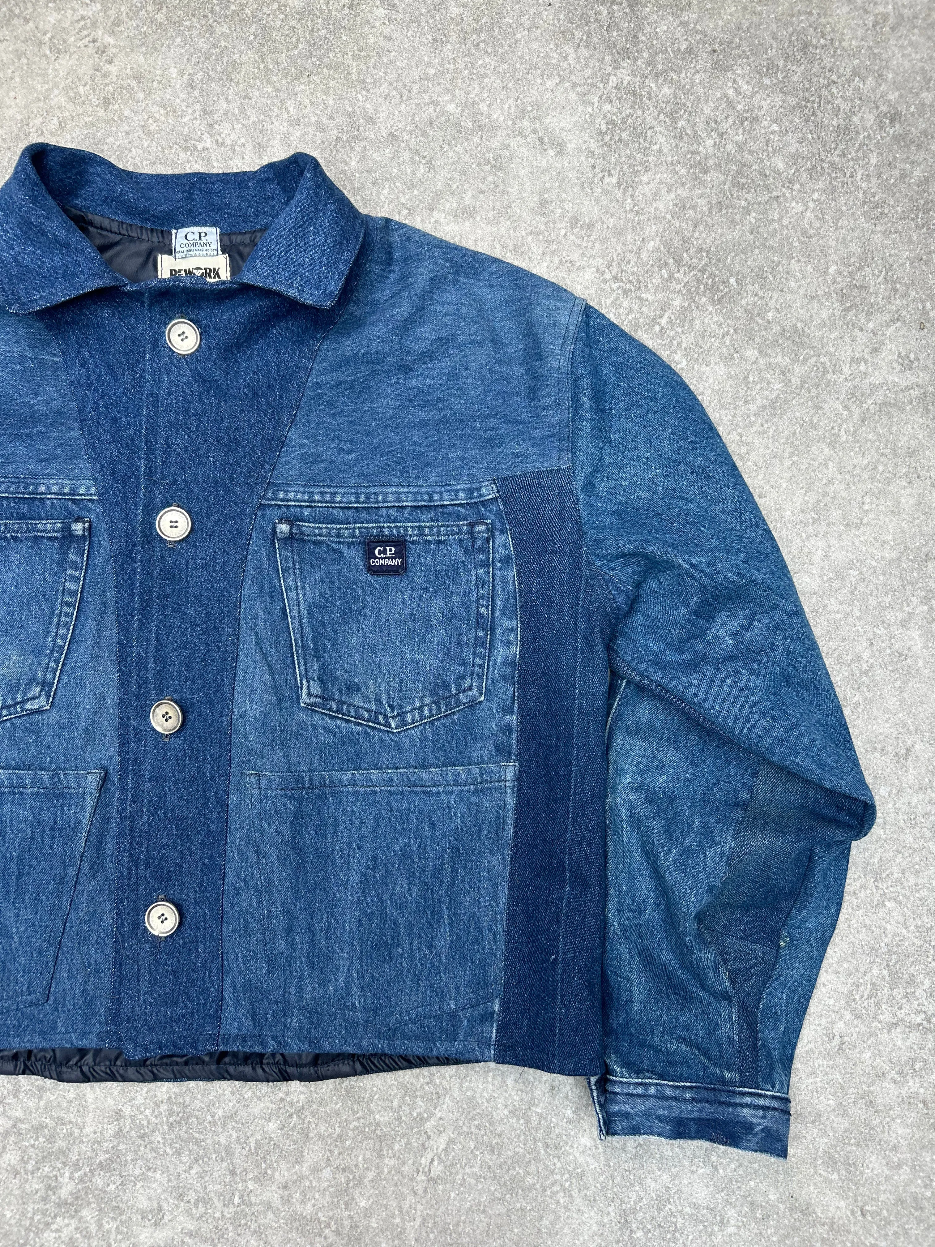 VT Rework : C.P. Company Multi Pocket Reworked Denim Jacket