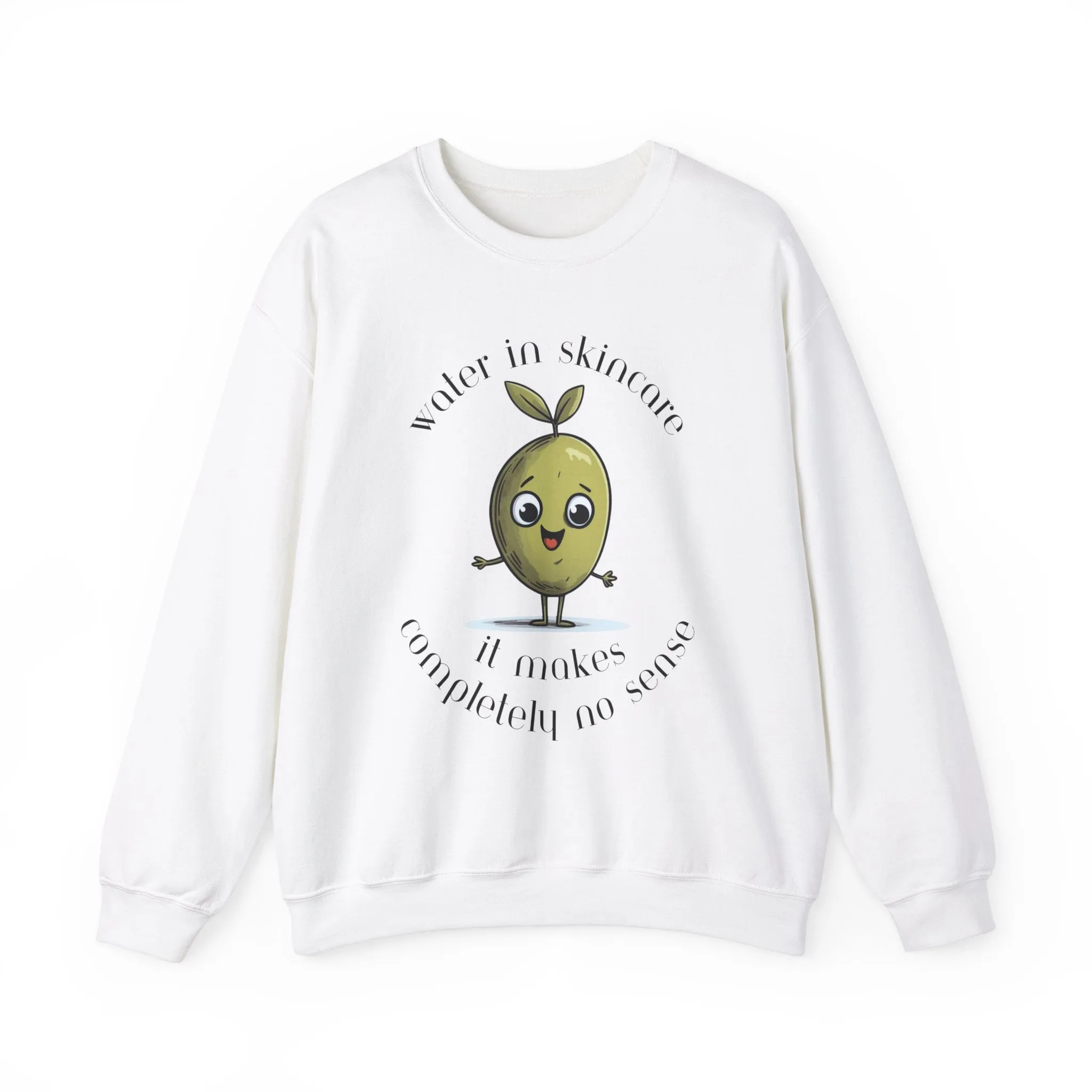 Water in skincare / waterless beauty / olive tree / Unisex Heavy Blend™ Crewneck Sweatshirt