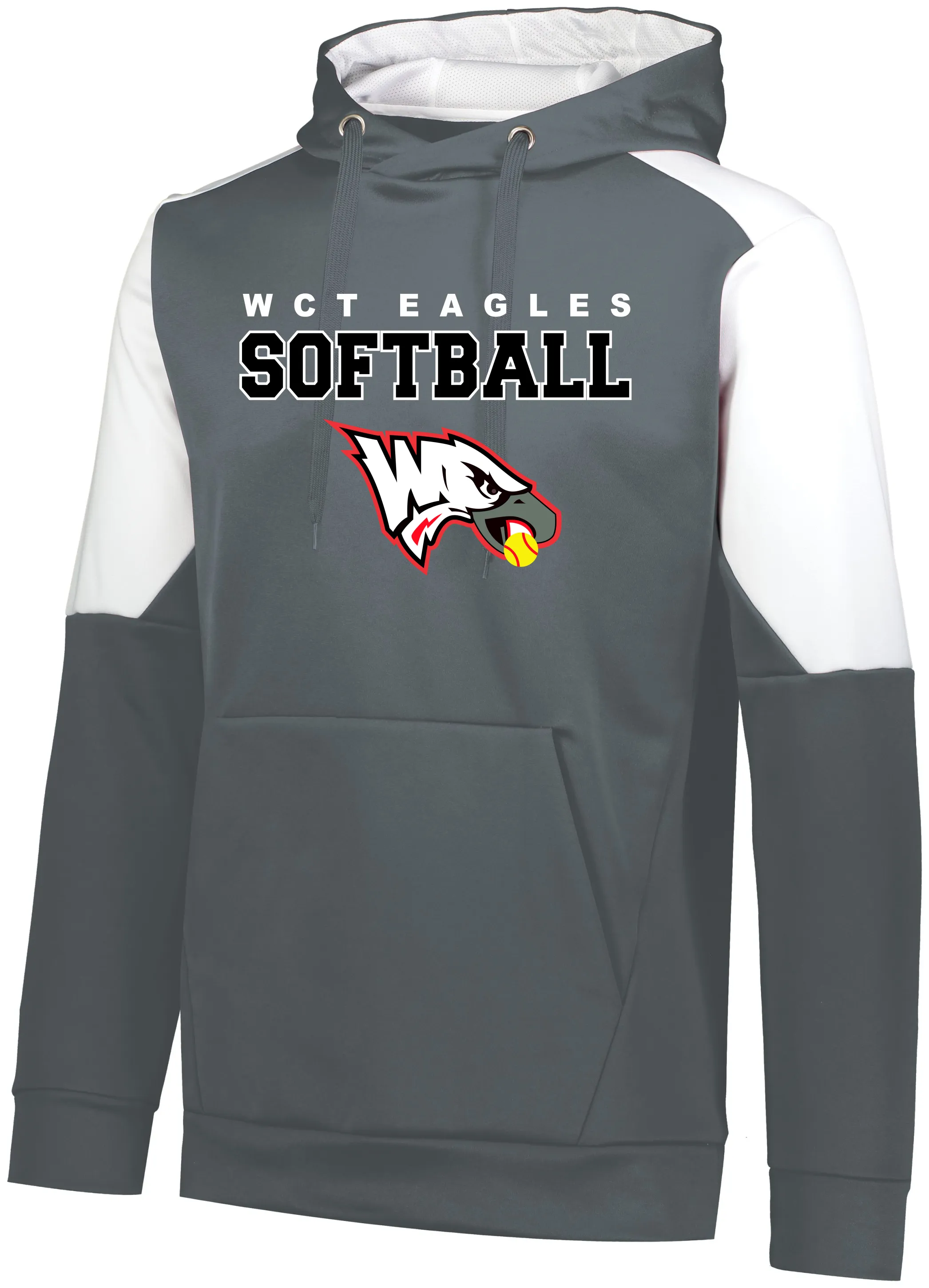 WCT EAGLES WICKING COLOR BLOCK HOODIE