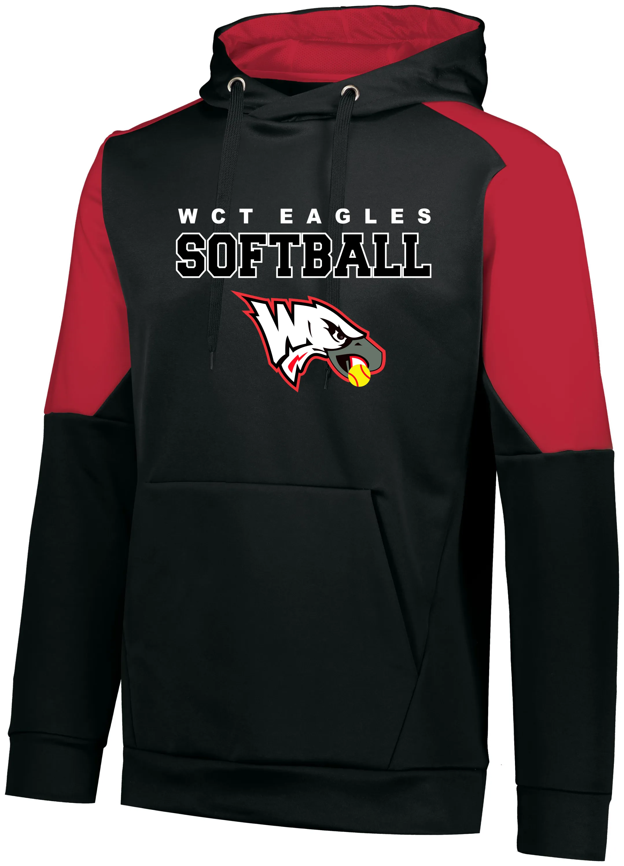 WCT EAGLES WICKING COLOR BLOCK HOODIE