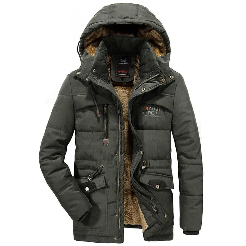 West Louis™ Windbreaker Male Multi-Pocket Parka