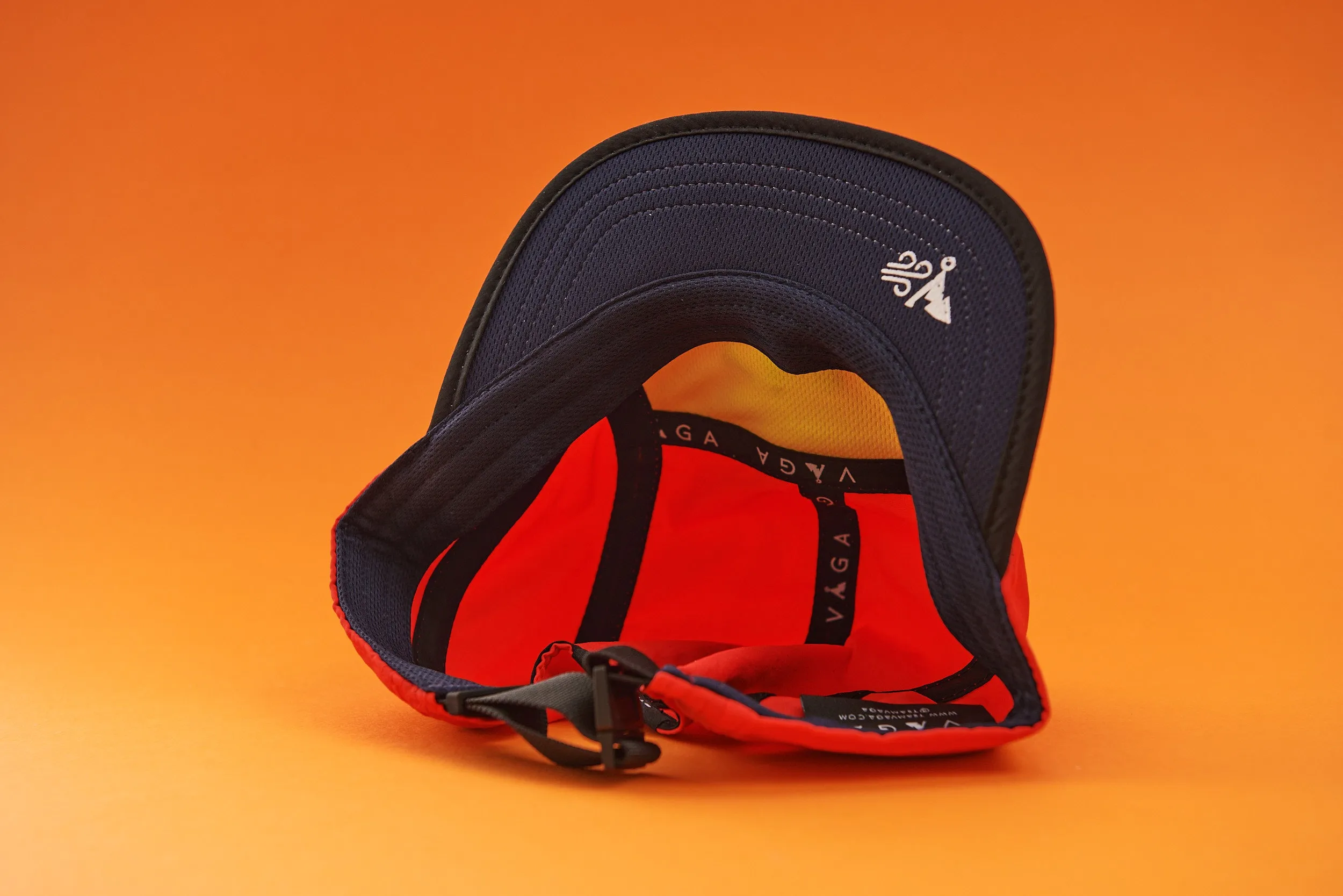 Windproof Club Cap - Red & Navy